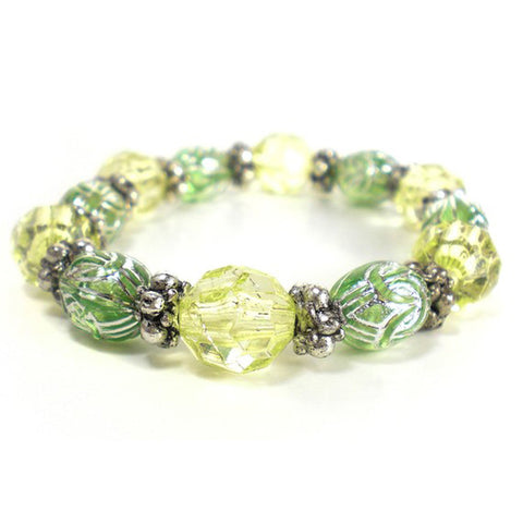 Multi-tone Green Bracelet