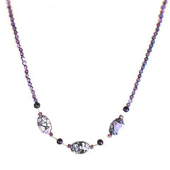 Purple Fragments Necklace